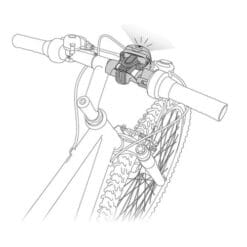 Petzl Bicycle Light Mount Handlebar Install