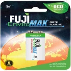 Fuji EnviroMax 9V Battery - Single Battery in Blister packaging