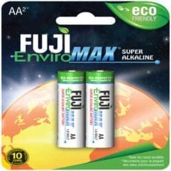 Fuji EnviroMax AA Battery - Two Batteries in Blister packaging