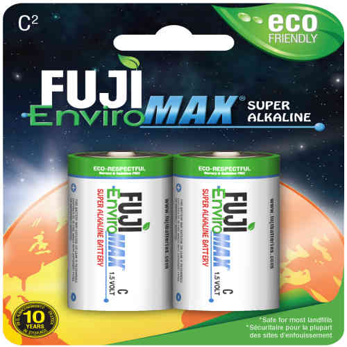 Fuji EnviroMAX C Battery - Two Batteries in Blister packaging