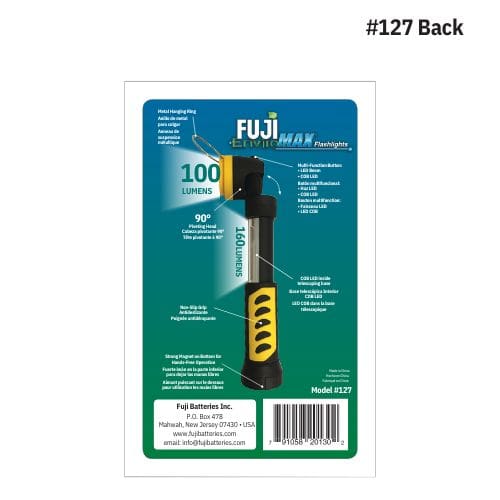 Fuji EnviroMax Flashlight 127 Packaging Back Insert Card