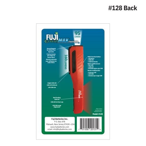 Fuji EnviroMax Flashlight 128 Packaging Insert Card Back