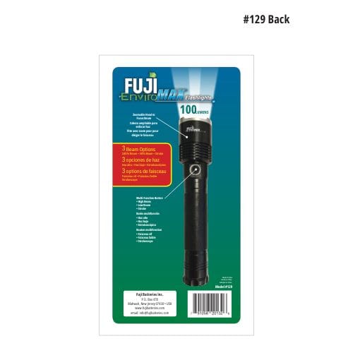Fuji EnviroMax Flashlight 129 Packaging Insert Card Back