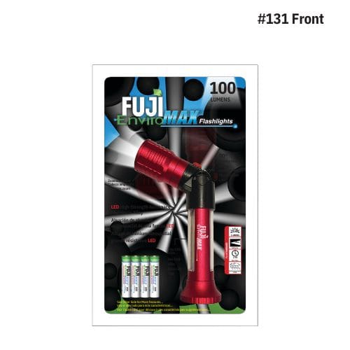 Fuji EnviroMax Flashlight 131 Packaging Insert Card Front