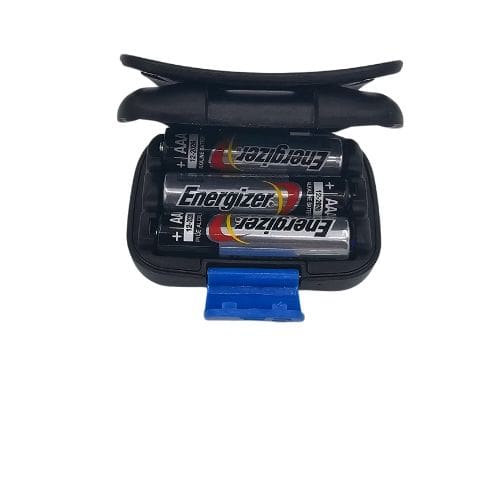 Energizer Headlamp HDA32E battery pack with three AAA Energizer batteries