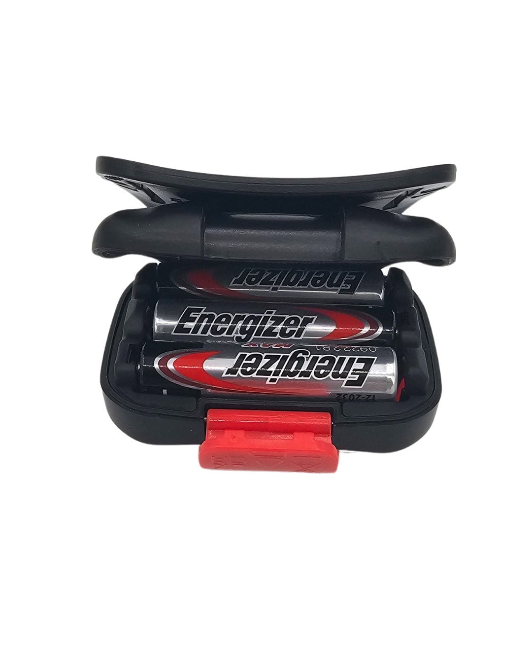 Energizer headlamp HDBIN32EB battery pack with three triple A batteries