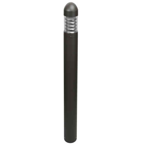 Bollard BOL-RDL-LKFS Round Body, Round Dome, Louvered Reflector