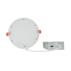 Flat Panel FPR Series. LED light with retention wings and power junction box.