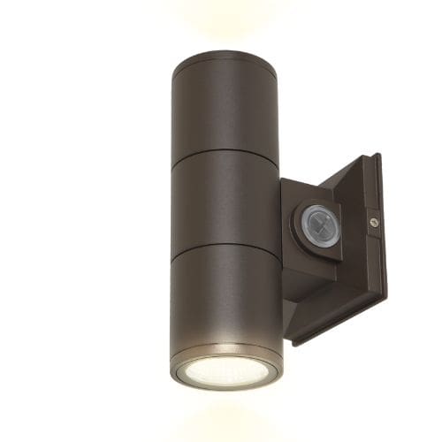 Wall Pack CYL-UPDN LED cylinder Light showing light beam
